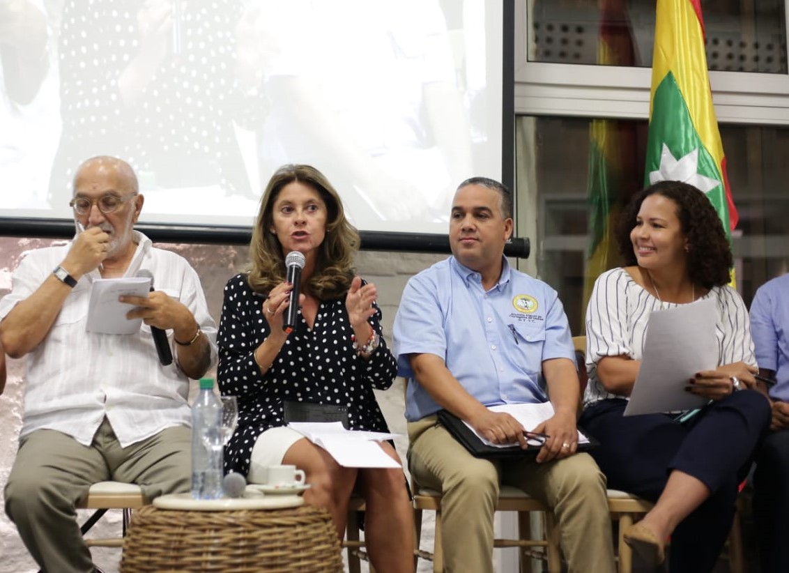 Pedrito Pereira, al tanto del "Pacto por Cartagena" con la vicepresidenta Martha Lucía Ramírez.