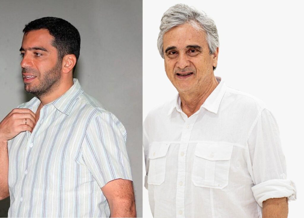Arturo Char (izq.) frente a Iván Marulanda. El 20 de julio el congreso definirá su rumbo para resolver su mala imagen y su sometimiento al ejecutivo. ¿Marulanda o Char?
