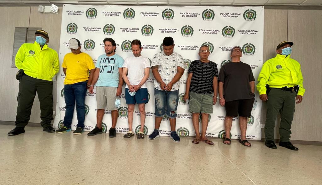 Los «peces gordos» no bailan champeta. Foto cortesía Policía Nacional.
