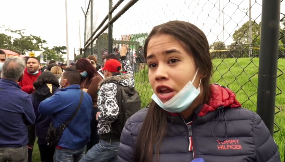 "Yo no existo, hasta ahora", dice Elangis Vergel una de las migrantes que reclamaba su TUMV para comenzar "una nueva vida”.