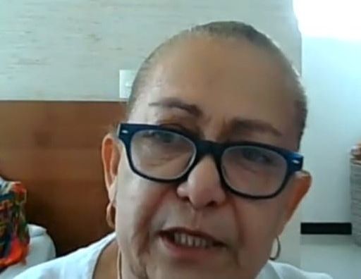 La senadora Galvis Méndez antes de que le diera Covid-19. Sobrevivió después de estar en cuidados intensivos. No fue reelegida en marzo. El 20 de julio entrega su curul.