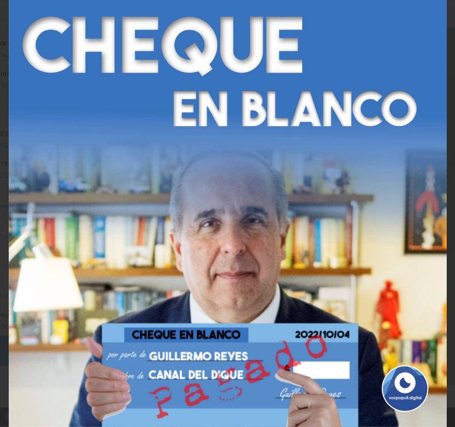 El artículo más leído de la semana: "El cheque en blanco" (I)