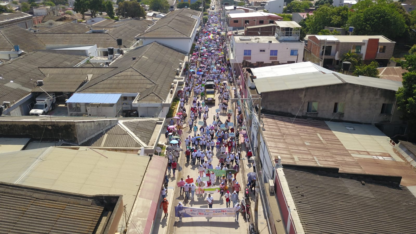 Destacada marcha en Montes de maría