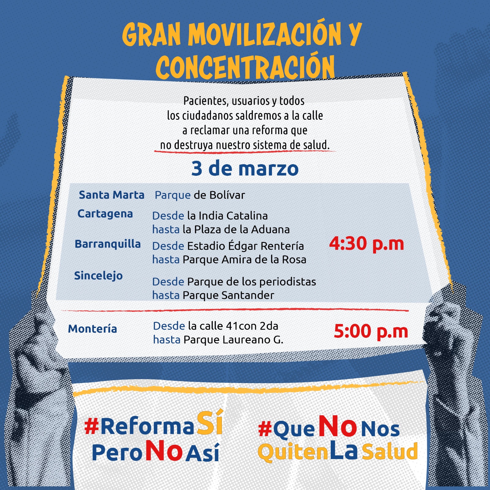 Sí a la reforma, pero No así