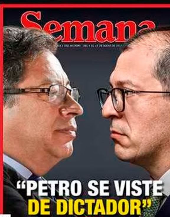 a máxima es que todo dictador debe ser tumbado por el pueblo ¿Es válido con el caso Petro? ¿Tumbar a Petro con fuente anónima? /Fotomontaje de Semana.