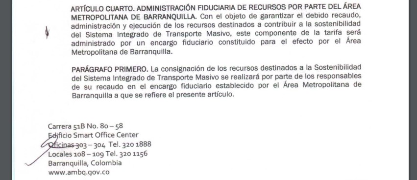 Se delega al AMB para que constituya un encargo fiduciario que administre los recursos. Estas cuentas se administran a través de Serfinanza. ¿CNE revocaría inscripción de Alex Char?