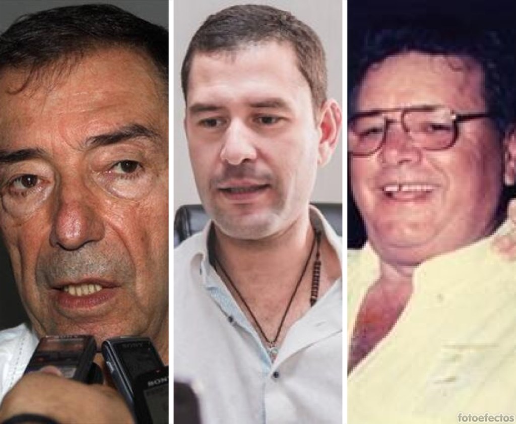 Fuad Char, Luis Miguel Cotes y José Galo Abondano hace 8 años.