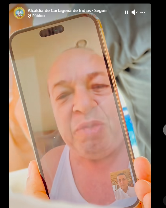 Abuso a turistas, la pobreza y el despojo. En esta captura de pantalla, el alcalde Dumek Turbay dialoga con Andrés Ochoa Silva, el turista colombo-mexicano abusado por supuestos operadores turísticos.