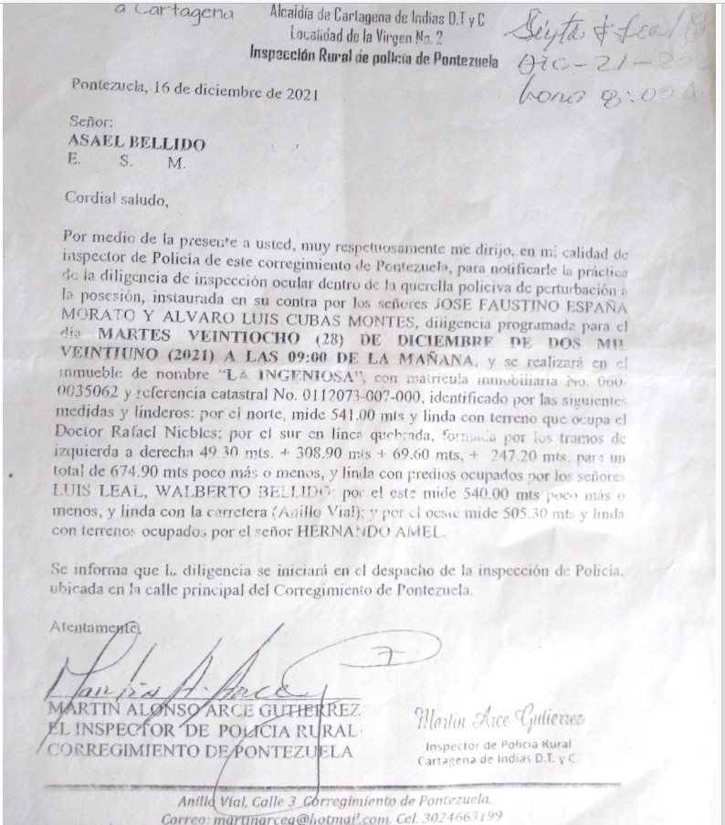 La querella de los compradores de posesión