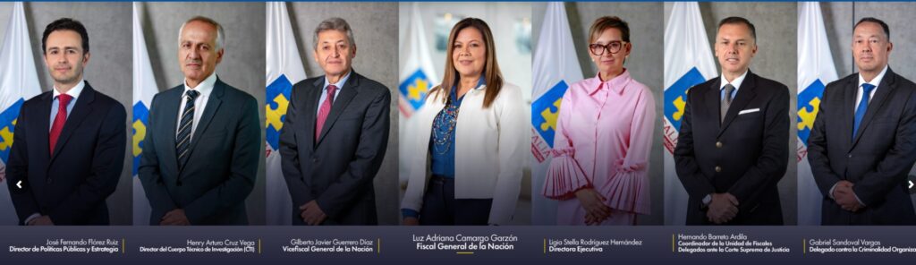 Este es el equipo de la fiscal Luz Adriana Camargo. ¿Revolcón en la Fiscalía?