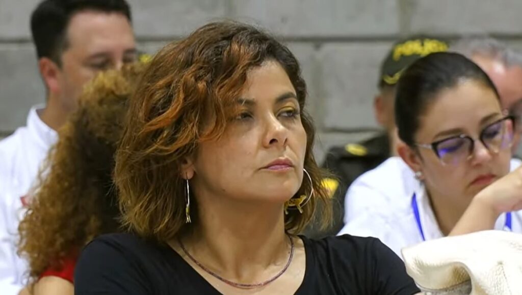 Ministra de Agricultura en el evento de Santa Marta.. Levantamiento popular