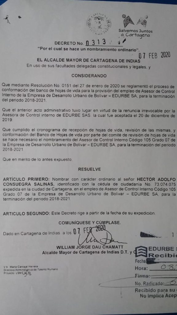 Contralor distrital ilegal condenado a 6 años 