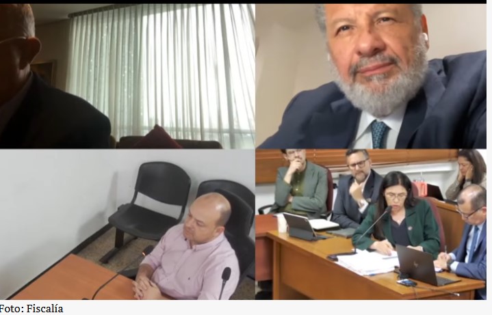Alias "Cesarín" participó en la audiencia del juicio a Uribe en forma virtual. Dijo que conoció al abogado Cadena cuando estaba visitando a varios internos en Cómbita.