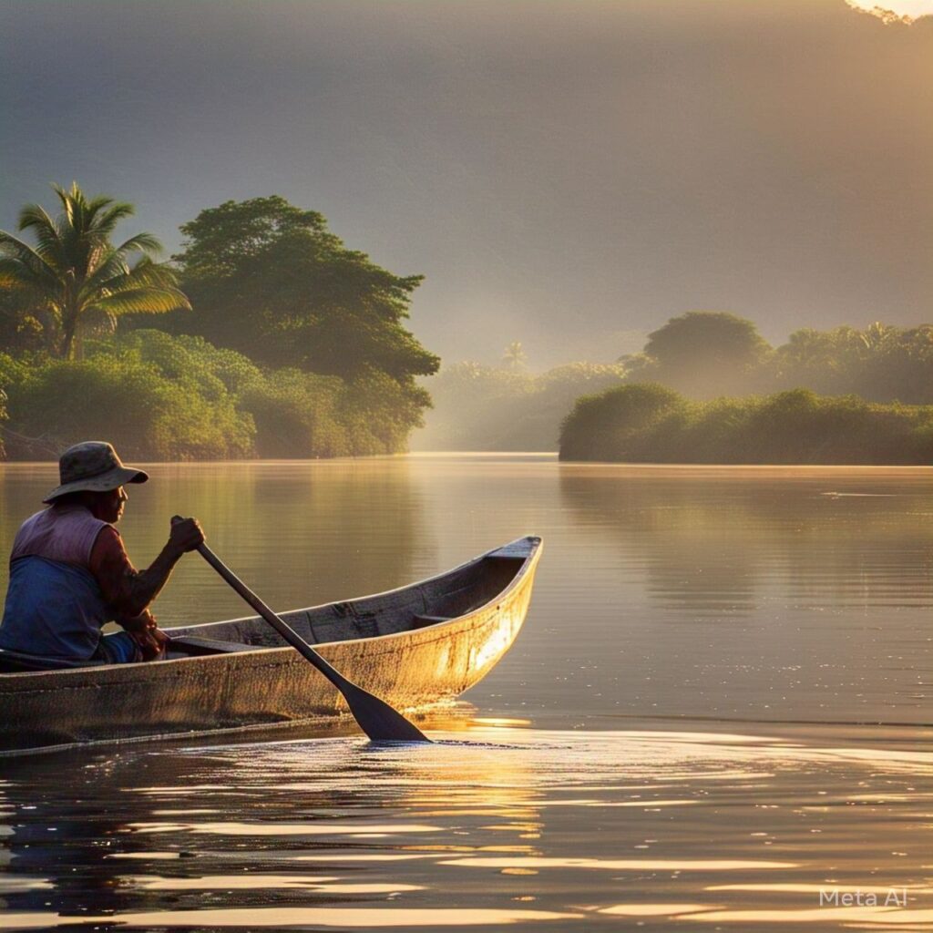 El viejo, el río y el crucero