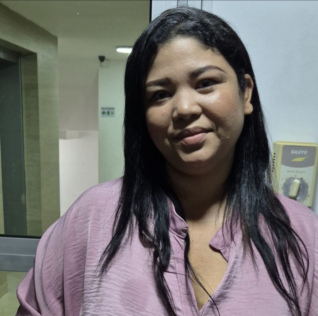 Jessica de la Barrera Cabeza, lideresa del barrio Olaya Herrera.