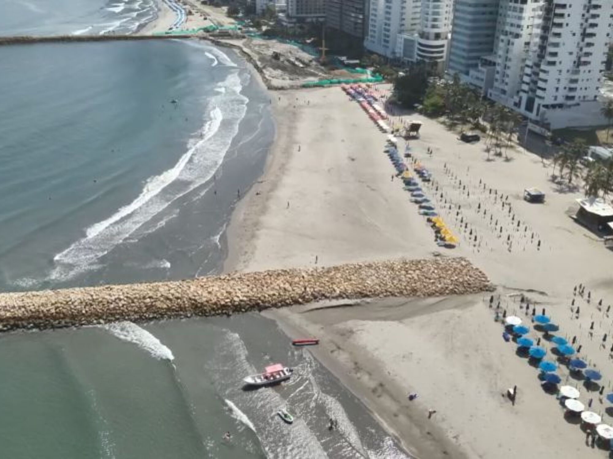 Avanza con éxito la recuperación de Playa 3 en Cartagena