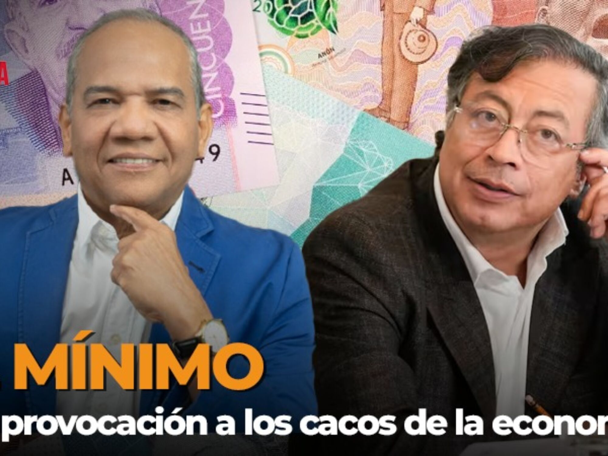 Los cacos se horrorizan con el mínimo de Petro